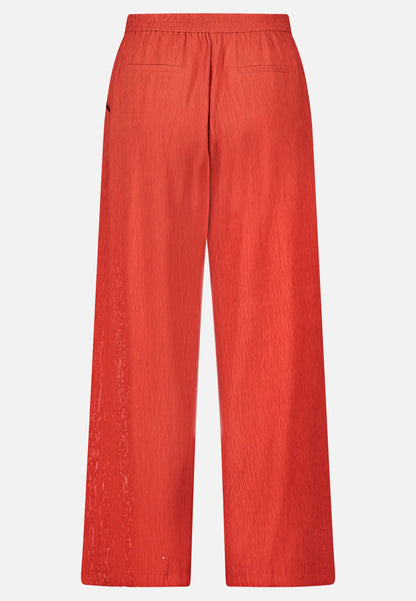 Betty Barclay Rust Red Women Textured Pull-On Trousers SKU: 6700-3338_4429 Image 04