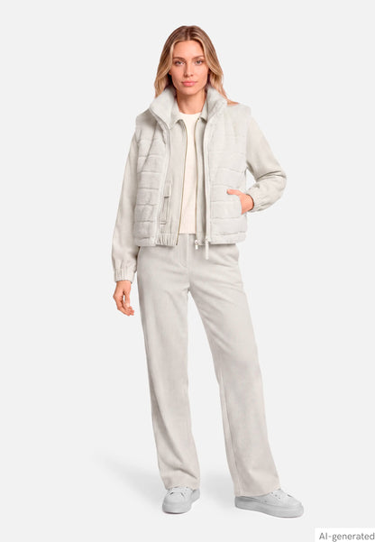 Betty Barclay White Sand Women Wide-Leg Pull-On Trousers SKU: 6712-3176_1032 Image 03
