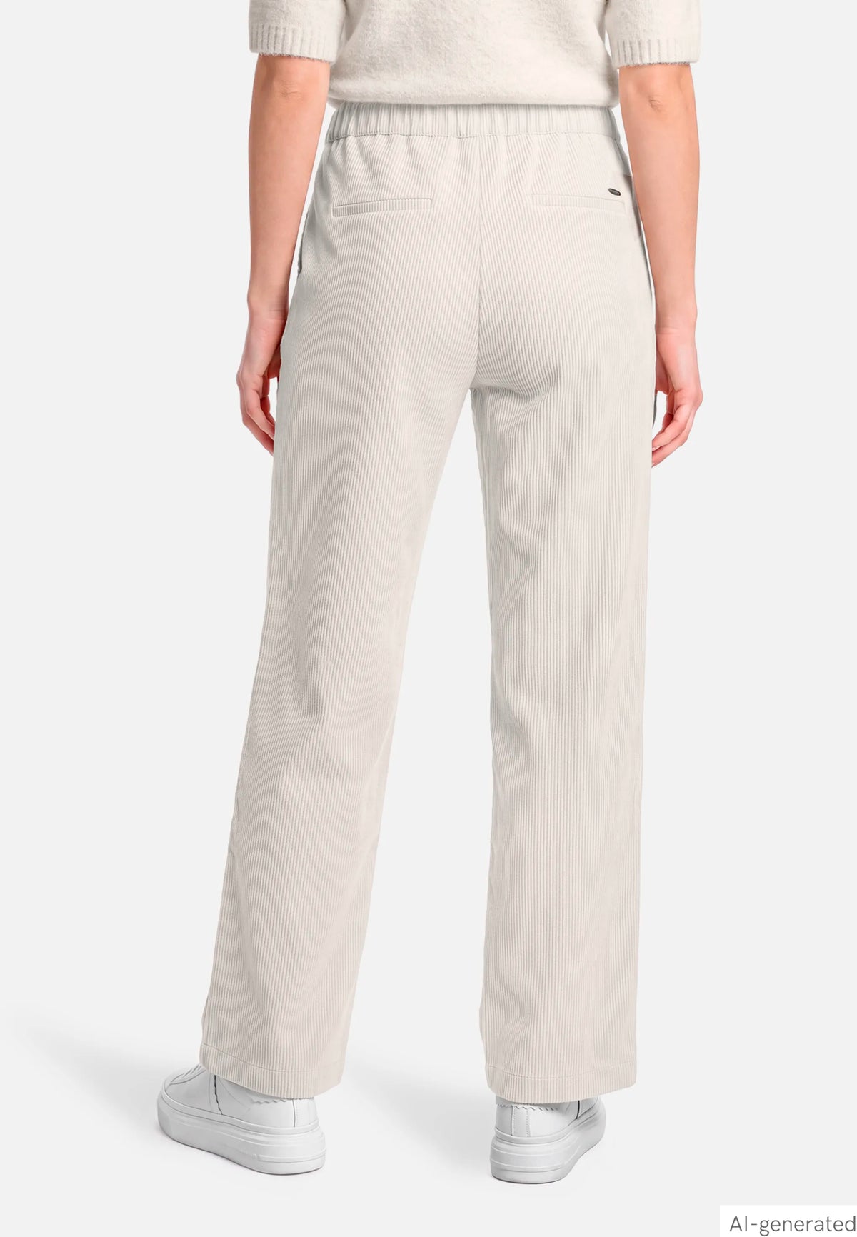 Betty Barclay White Sand Women Wide-Leg Pull-On Trousers SKU: 6712-3176_1032 Image 04