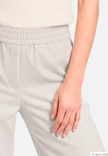 Betty Barclay White Sand Women Wide-Leg Pull-On Trousers SKU: 6712-3176_1032 Image 07