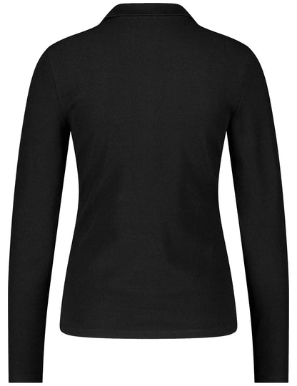 Fine Long-Sleeved Polo Shirt_671456-16425_1100_03