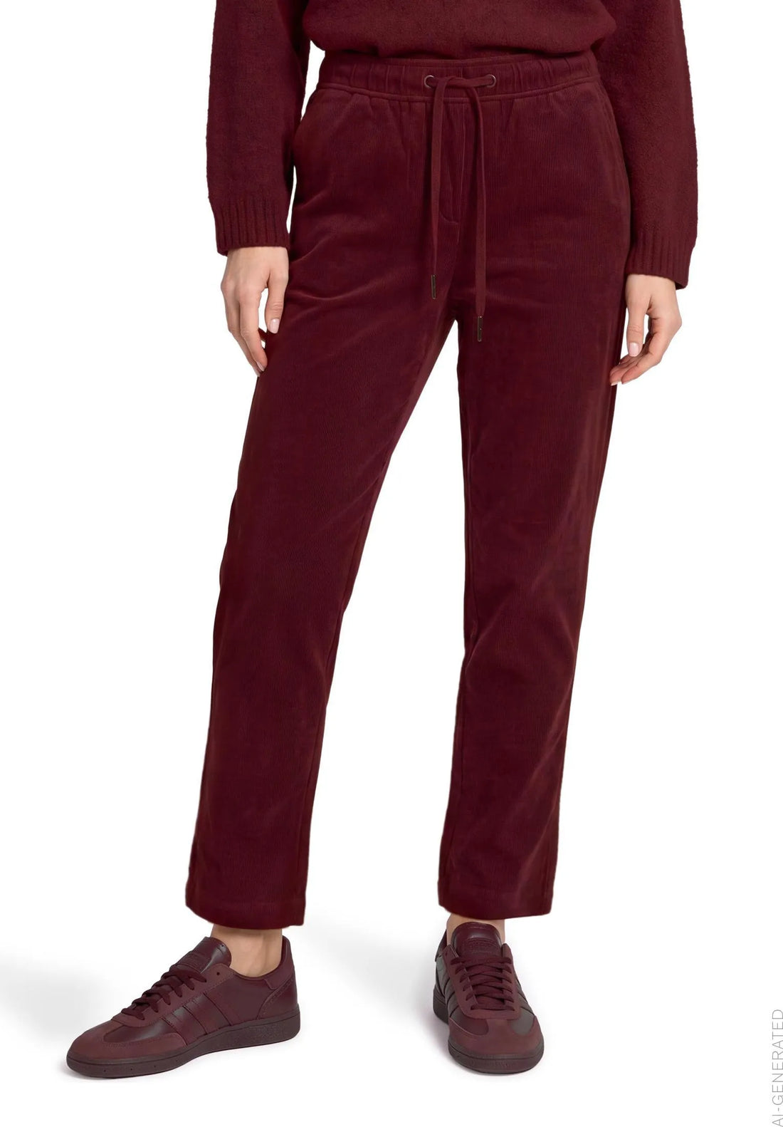 Betty Barclay Fall Burgundy Women Casual Trousers SKU: 6723-3650_4626 Image 01