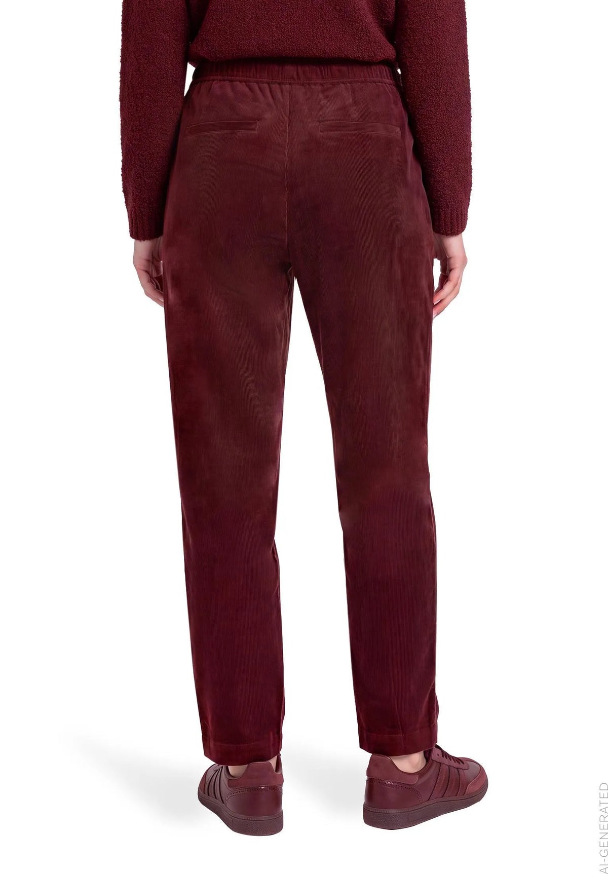 Betty Barclay Fall Burgundy Women Casual Trousers SKU: 6723-3650_4626 Image 03