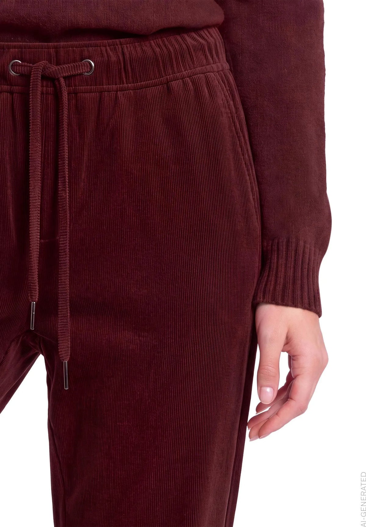 Betty Barclay Fall Burgundy Women Casual Trousers SKU: 6723-3650_4626 Image 04
