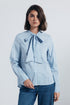 Springfield_Multi-Color_Striped Bow or Tie Neck Blouse_6792371_83_01