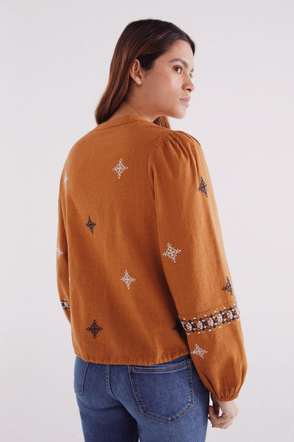 Springfield_Ethnic Embroidery Blouse_6799737_08_05