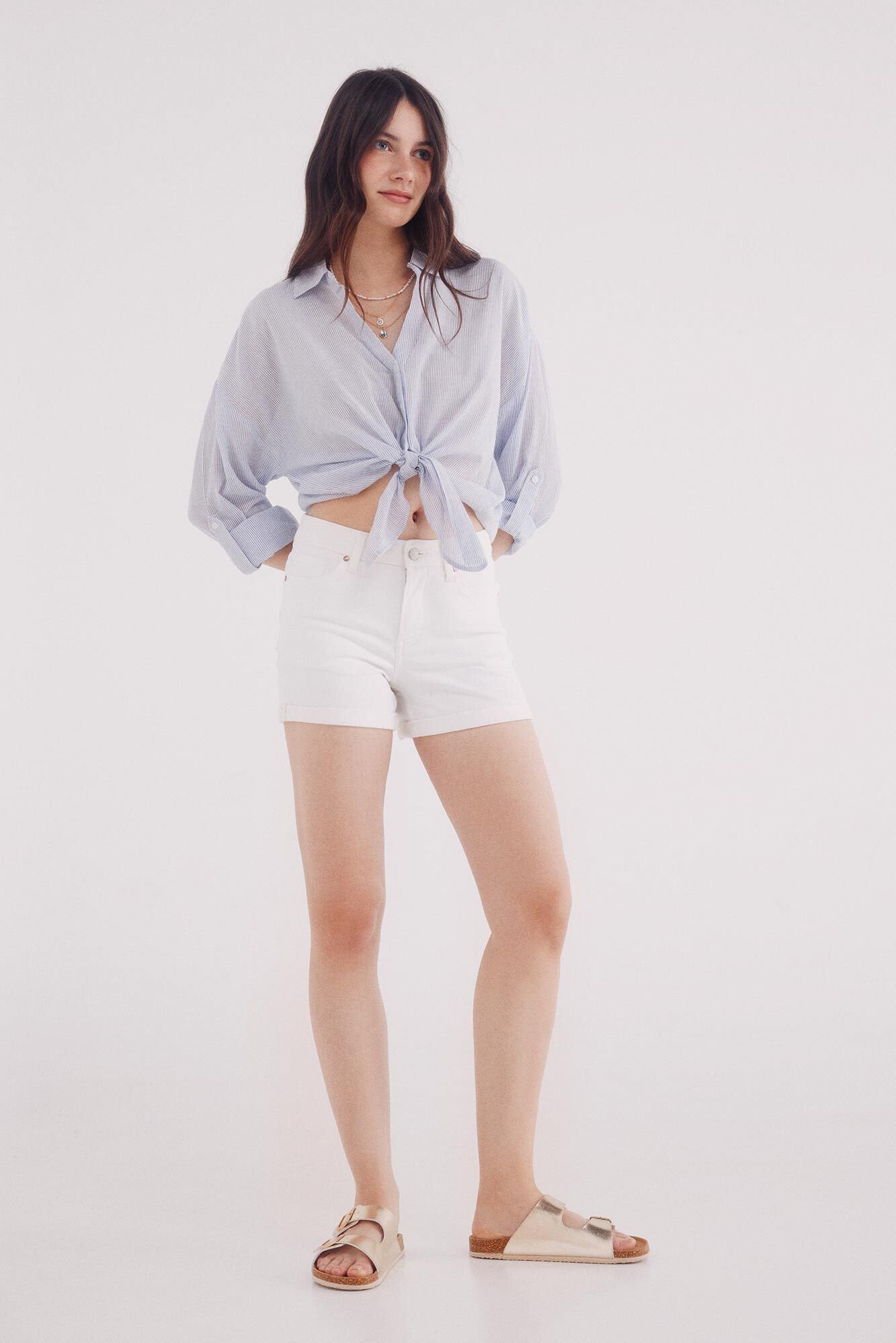 Springfield_Knotted Blouse in Cotton Hem_6799746_80_03