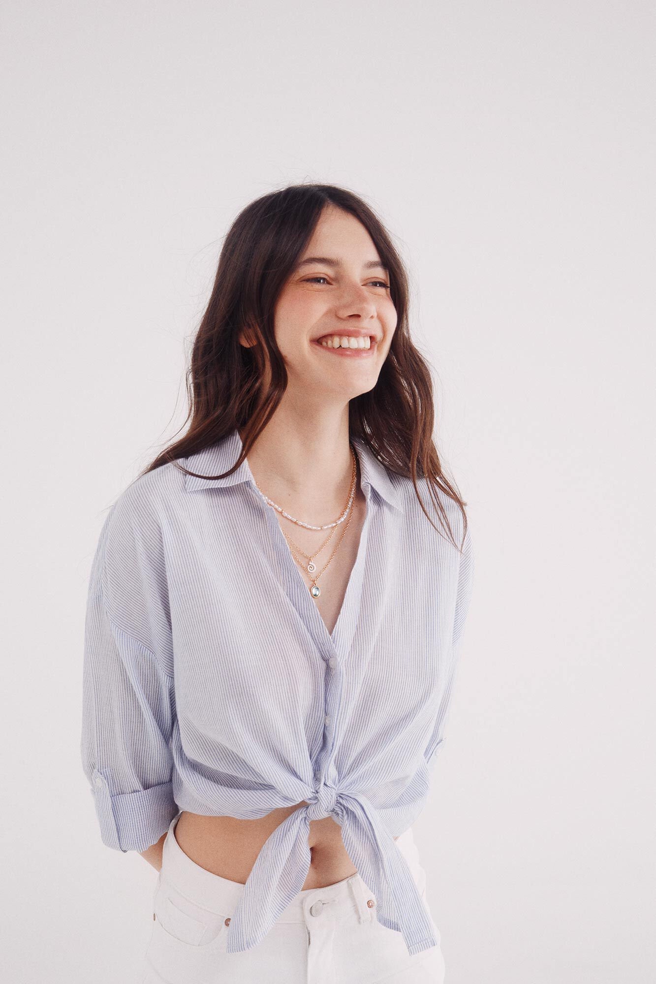 Springfield_Knotted Blouse in Cotton Hem_6799746_80_05