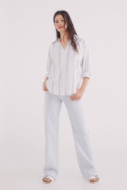 Springfield_Knotted Blouse in Cotton Hem_6799746_99_02