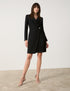 Elegant Blazer Dress With A Wrap-Over Effect_01