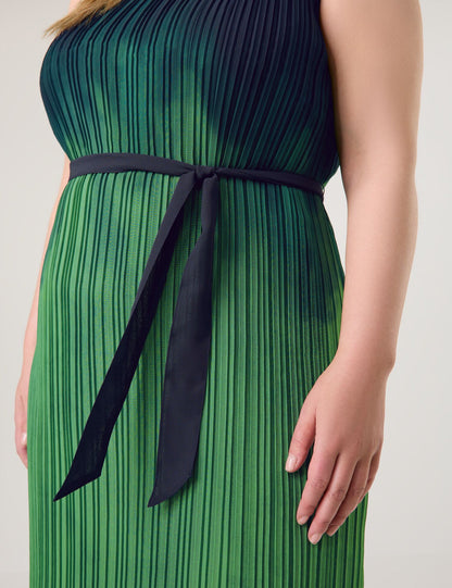 Samoon_Sleeveless Pleated Dress with Colour Graduation_680609-21137_5752_07