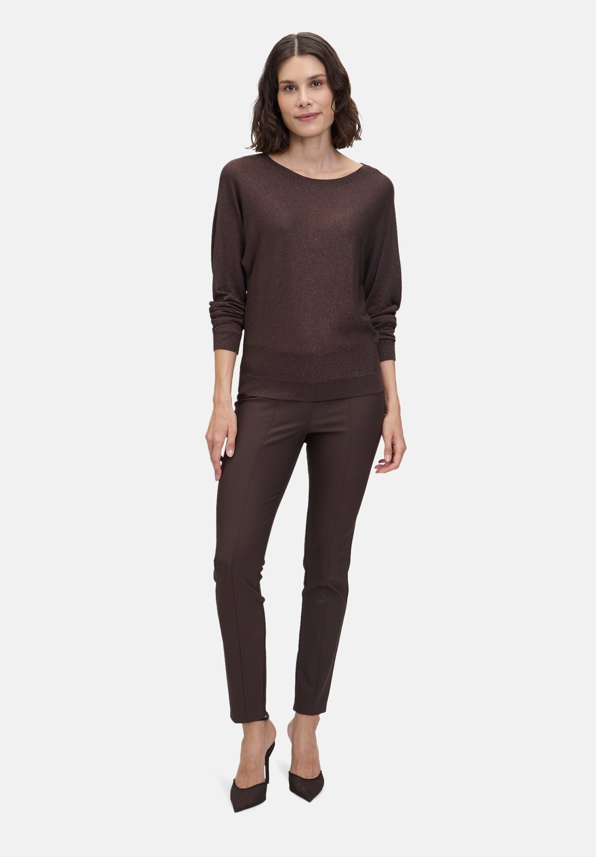 Betty Barclay_Light Maroon_Slim Fit Business Trousers_6812-2150_7410_01