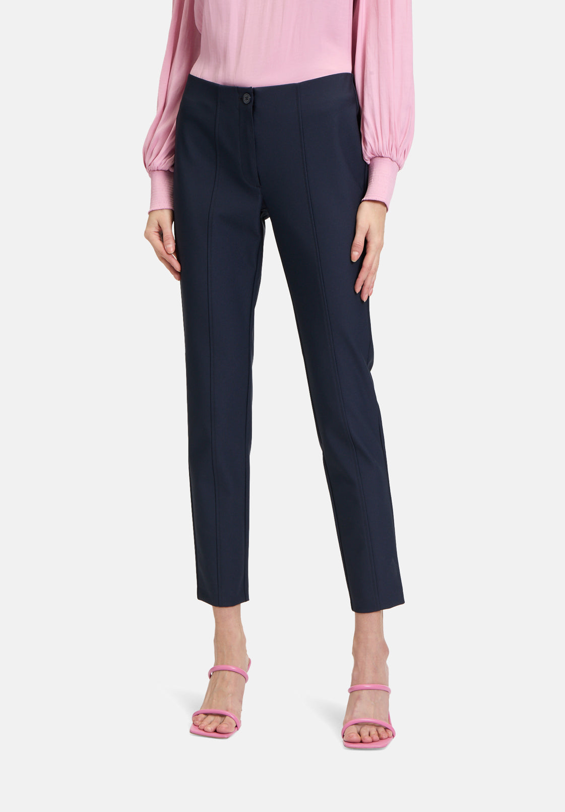 Betty Barclay_Dark Sky_Slim Fit Business Trousers_6812-2150_8345_02