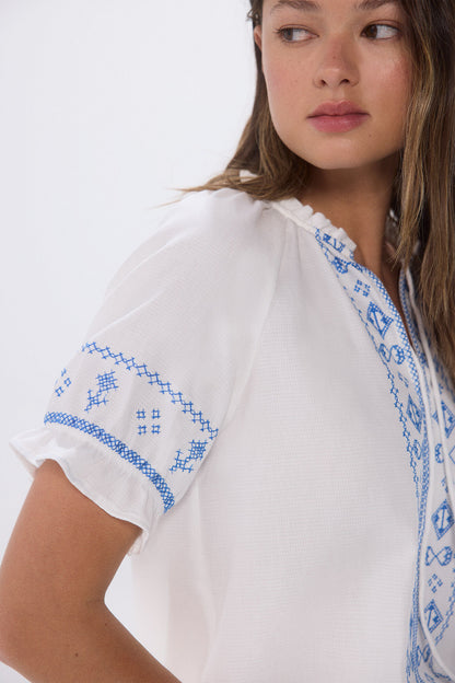 Blouse Blue Ethnic Embroidery_6818845_99_02