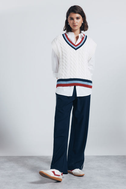 Springfield_Blue_Side Striped Jogger Pants_6832070_10_01