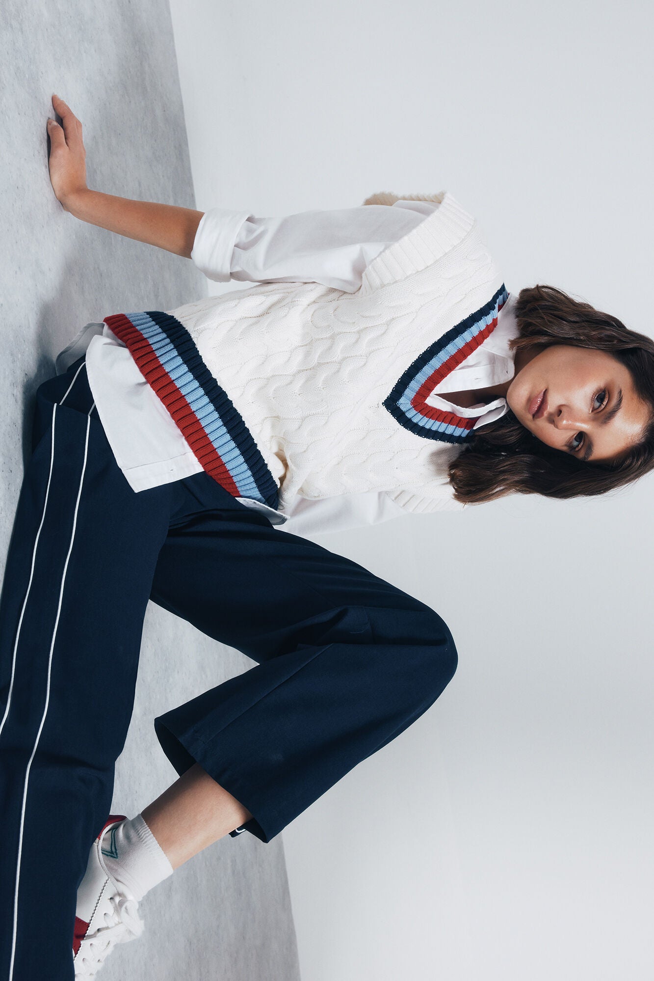 Springfield_Blue_Side Striped Jogger Pants_6832070_10_06