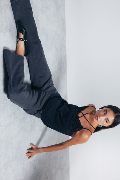 Springfield_Charcoal_Grey_Studded Culottes Jeans_6832078_40_05