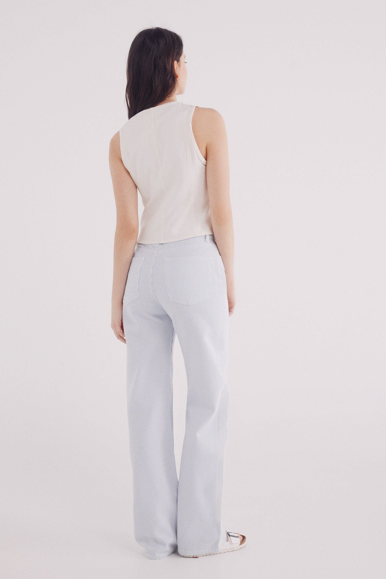 Springfield_Wide Leg Striped Cotton Jeans_6839233_32_05