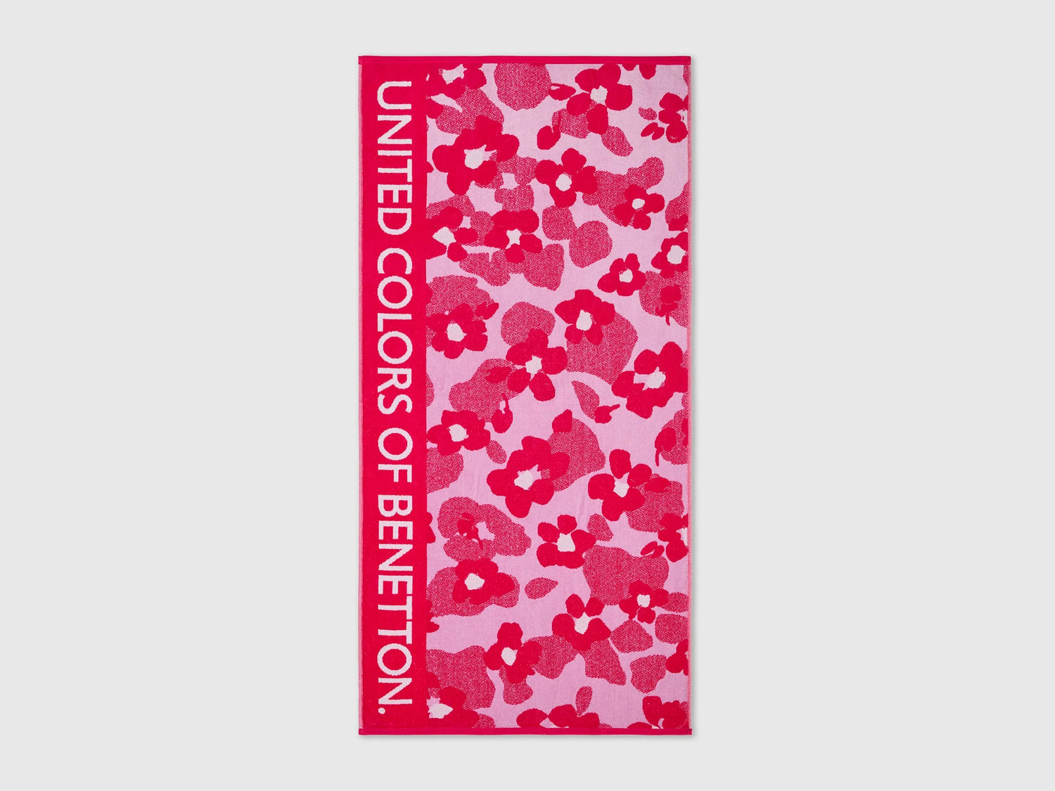 Benetton Fuchsia Boys Floral Beach Towel SKU: 68U1R8004_903 Image 01