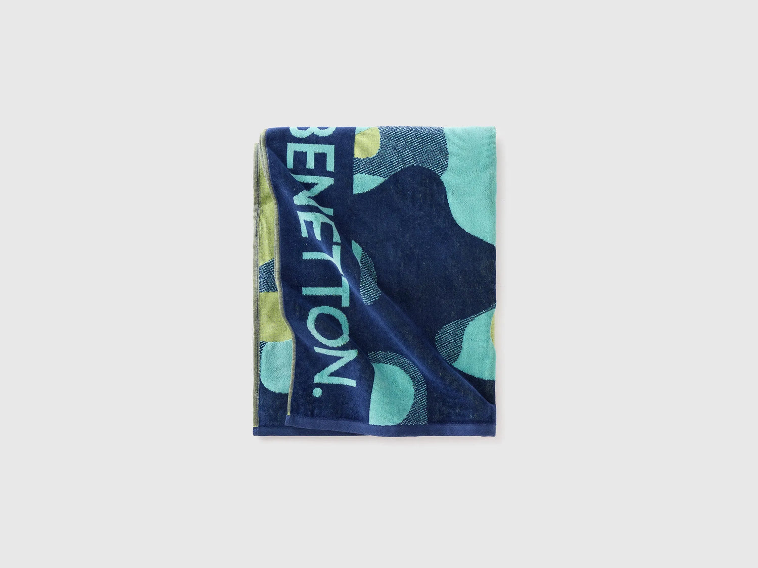 Benetton Blue Boys Camouflage Beach Towel SKU: 68U1R8004_904 Image 03