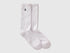 Benetton White Men, Women Mid-Calf Terry Socks SKU: 6AO4V7006_101 Image 01