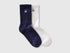 Benetton Multi-color Boys Set of Sports Socks SKU: 6AO5R7005_902 Image 01