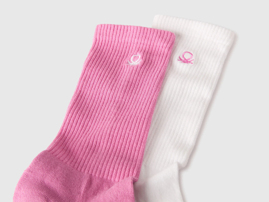 Benetton Multi-color Boys Set of Sports Socks SKU: 6AO5R7005_905 Image 02