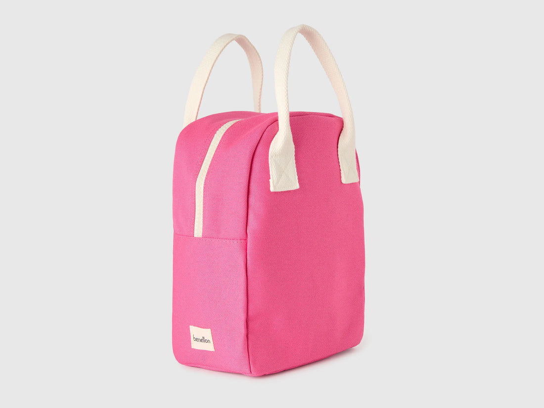 Benetton Pink Women Pink Lunch Bag SKU: 6E0VVY024_901 Image 02