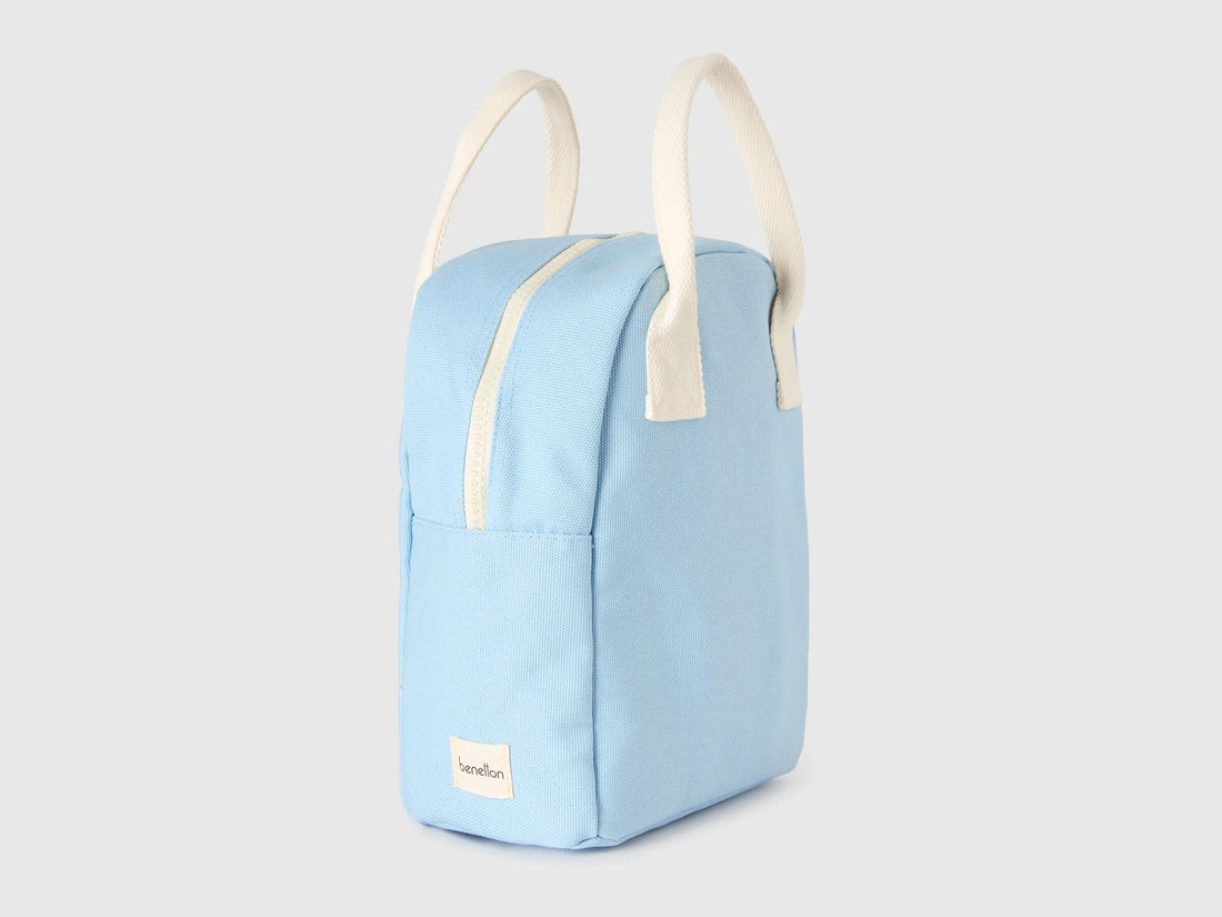 Benetton Light Blue Men, Women Blue Lunch Bag SKU: 6E0VVY024_907 Image 02