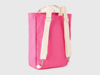 Benetton Pink Women Pink Backpack Bag SKU: 6E0VVY02I_901 Image 02