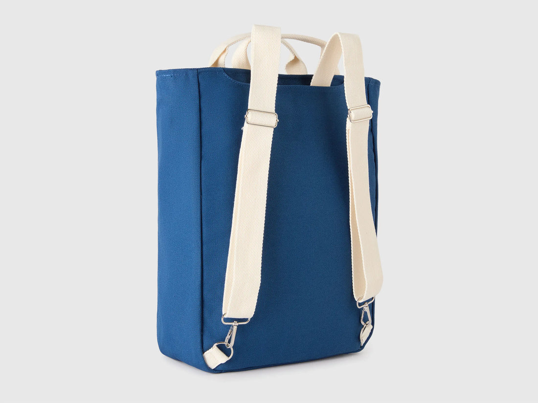 Benetton Blue Men, Women Blue Backpack Bag SKU: 6E0VVY02I_903 Image 02