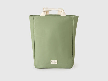 Benetton Military Green Men, Women Military Green Backpack Bag SKU: 6E0VVY02I_904 Image 01