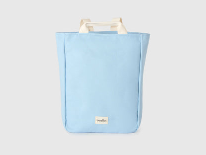 Benetton Light Blue Men, Women Blue Backpack Bag SKU: 6E0VVY02I_907 Image 01