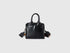 Benetton Black Women Medium Tote Bag SKU: 6E9LVY012_100 Image 01