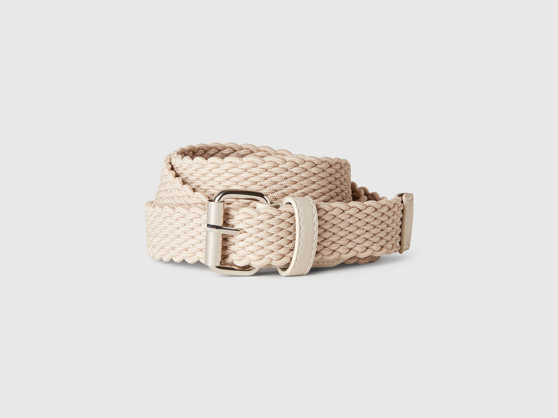Benetton_Beige Stretch Ribbon Belt_6EQRUL00S_152_01