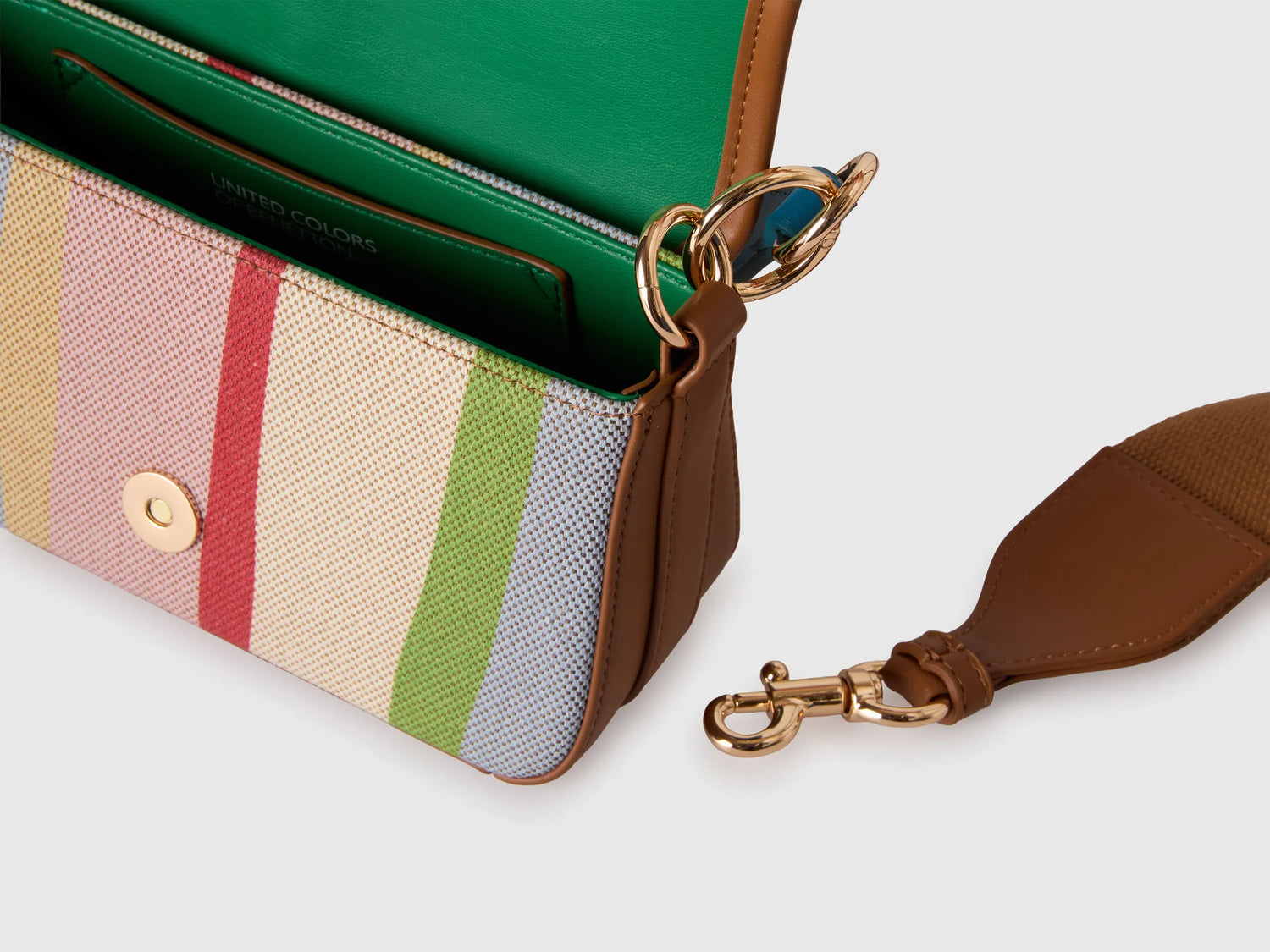 Benetton Camel Women Be Bag Mini Multicolor SKU: 6F6XVY033_902 Image 03