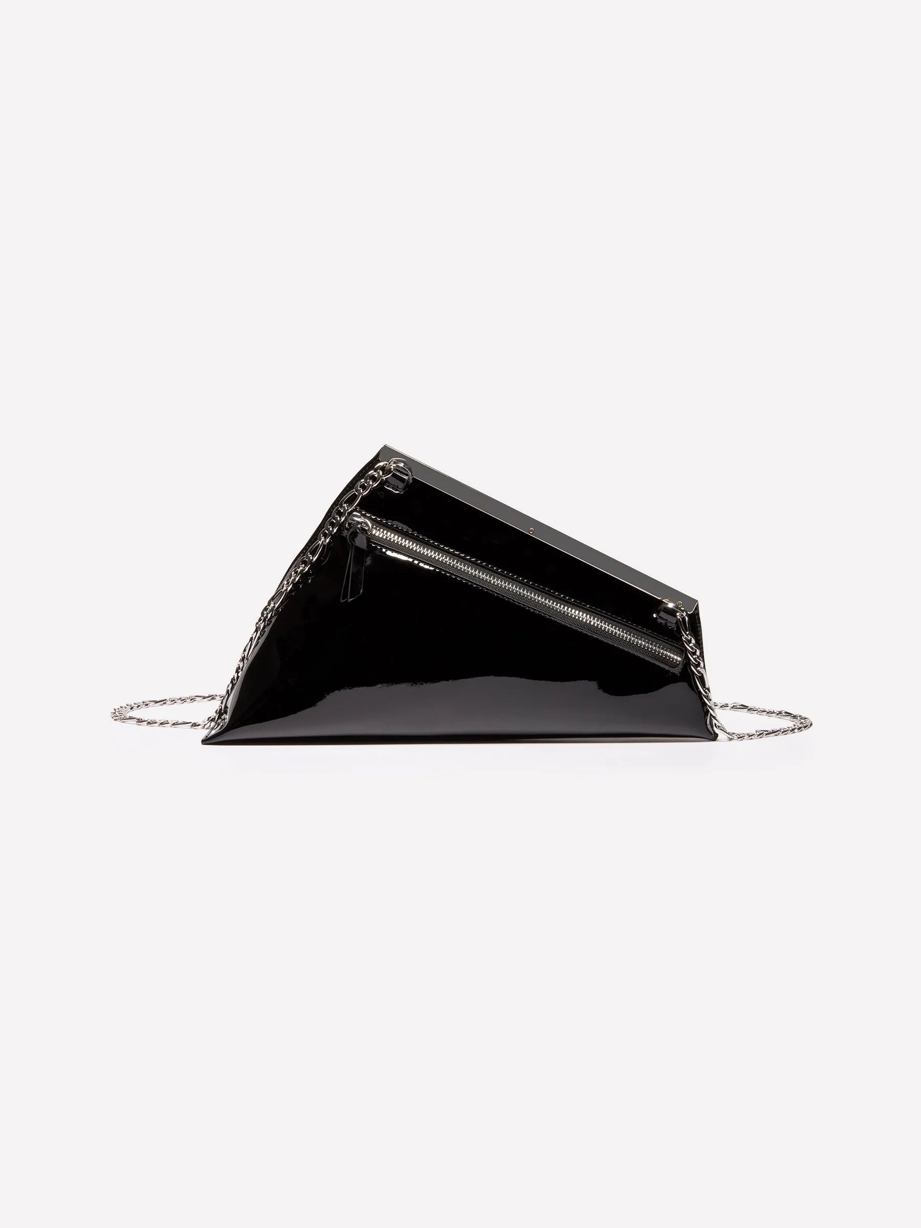 Sisley Black Women Painted Asymmetric Clutch SKU: 6FBHWY06A_700 Image 01