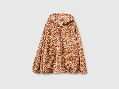 Benetton_Beige_Animal Print Robe in Faux Fur_6FK81800P_903_01