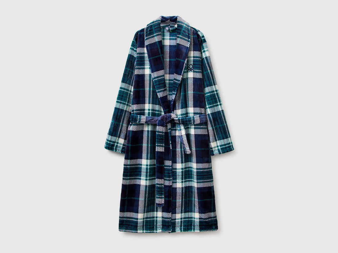 Benetton_Dark Blue_Tartan Robe_6FK82801F_906_01
