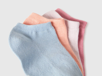 Benetton Multi-color Boys Set of Short Socks SKU: 6GRDR7002_906 Image 02