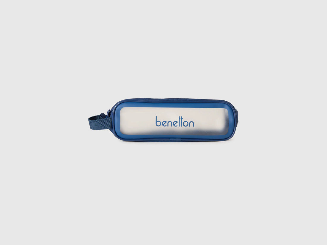 Benetton Blue Men, Women Mini Blue Beauty Case SKU: 6KYWVY022_903 Image 01