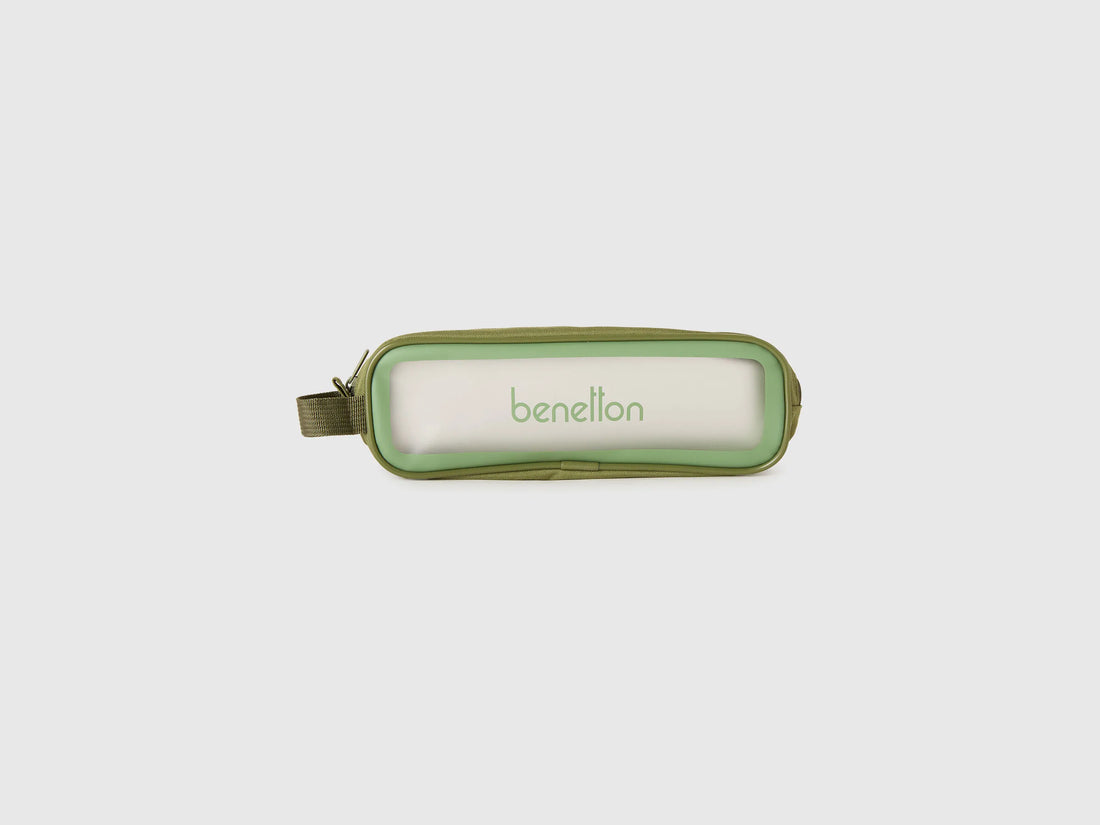 Benetton Military Green Men, Women Mini Military Green Beauty Case SKU: 6KYWVY022_905 Image 01