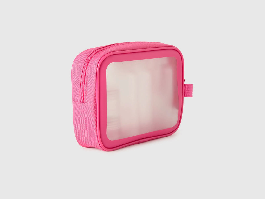 Benetton Pink Women Pink Beauty Case SKU: 6KYWVY023_901 Image 02