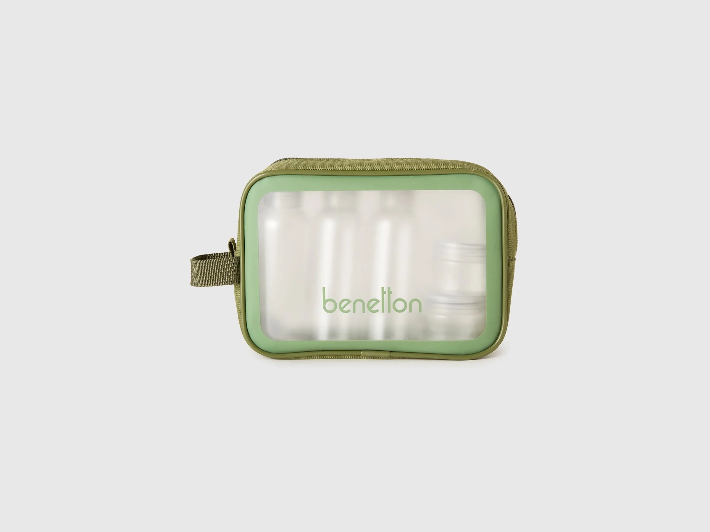 Benetton Military green Women Military Green Beauty Case SKU: 6KYWVY023_905 Image 01