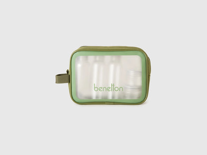 Benetton Military green Women Military Green Beauty Case SKU: 6KYWVY023_905 Image 01