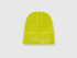 Neon Yellow Beanie with Embroidery_6LOWCA02J_40C_01