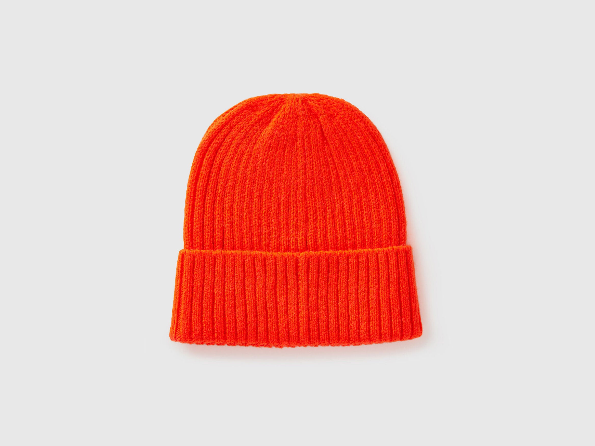 Neon Orange Beanie with Embroidery_6LOWCA02J_40E_02