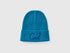 Neon Light Blue Beanie with Embroidery_6LOWCA02J_40P_01