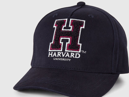 Benetton_Dark Blue_Cap with Embroidery ©Harvard University_6MCMCA02R_016_03