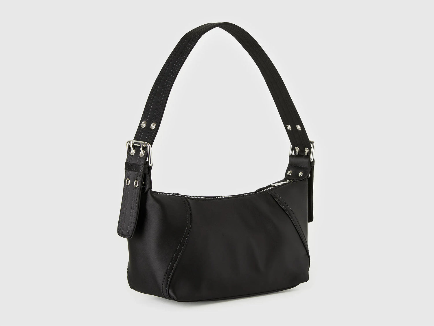 Benetton_Black_Shoulder Bag with Pockets_6N1YDY088_100_02